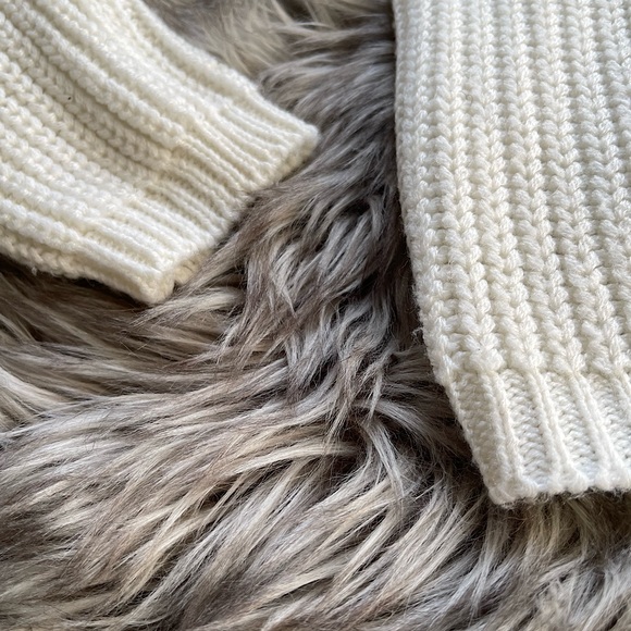 Cream Cowl neck Sweater - Picture 3 of 3